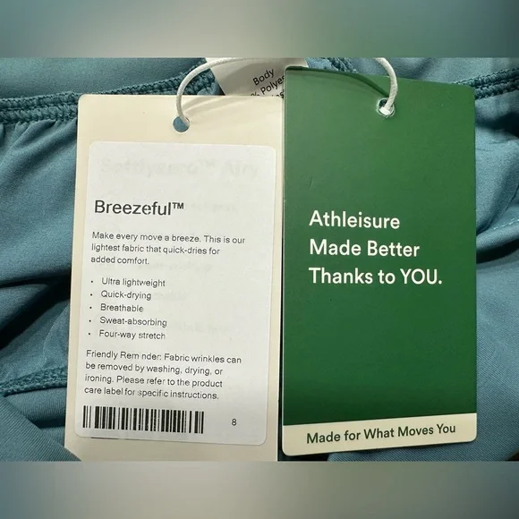 HALARA NWT Breezeful Stone Blue High Waisted Palazzo Pants - Size L - Picture 10 of 14